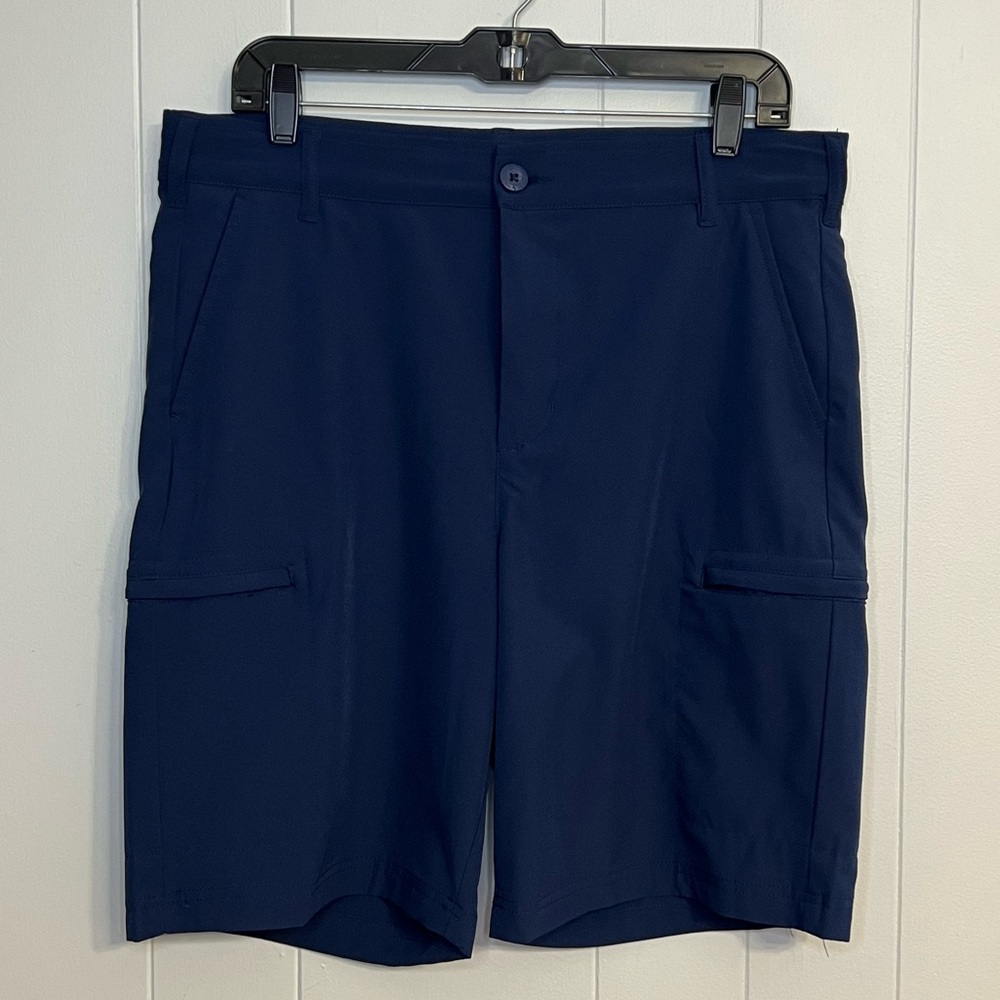 Birdie‎ Bound Navy Blue Cargo Golf Shorts Size 34